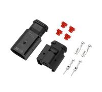 VekAuto Conector De Bomba De Aire De 2 Pines Compatible Para Mercedes-Benz, Kit De Enchufe, Impermeable, Serie De Plástico Negro Macho Hembra De Terminal De Cable