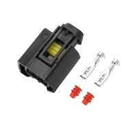 VekAuto Conector De Cableado De Coche De 2 Pines, Kit De Enchufe Compatible Para Bmw, Impermeable, Conector De Terminal Hembra De Plástico Negro De La Serie 3.5mm