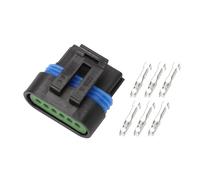 VekAuto Conector De Pedal Del Acelerador De 6 Pines Para Excavadora Enchufe De Conector De Terminal De Cable Hembra Negro De Plástico Impermeable