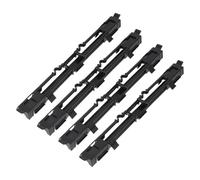 VekAuto Cubierta de Portaequipajes de Techo para Coche para Opel/para Vauxhall Zafira B 2005-2014 para Astra H MK5 04-10, Kit de Molduras de Rieles Negros de ABS