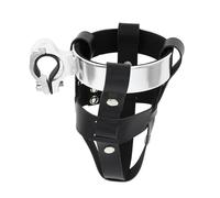 VekAuto Portabidón de Bicicleta Soporte de Botella de Bicicleta Ciclismo Carretera Montaña Portabotellas de Agua Universal de Aleación de Aluminio Tono Plateado Negro