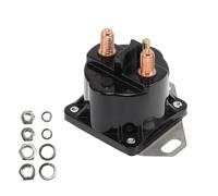 VekAuto Relé De Arranque Del Motor Del Barco Marino De Coche 12V 3 Terminales para Ford para Mustang Super Duty Plástico Duradero Metal Negro