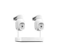VEKELETE Sistema de videovigilancia de 3 MP, 8 Canales, WiFi, 1536P, P2P, NVR, Kit for Exteriores, Sistema de cámaras de Seguridad CCTV con IA, Audio y PTZ.(None,2 PTZ CAM with NVR)