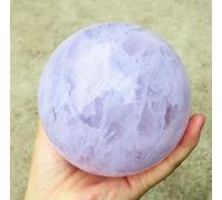 VEKETE 1000g Rara Hermosa Bola Rosa De Piedra Fundida Esfera De Cristal De Cuarzo Bola De Piedras Preciosas Decoración Del Hogar,400g