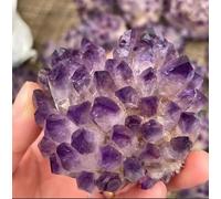 VEKETE 240-440g Natural Sueño Amatista Cuarzo Cristal Racimo Piedras Minerales Reiki Espécimen Decoración Del Hogar,230-300g