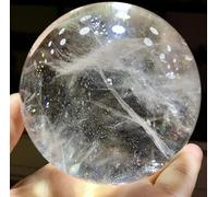 VEKETE 4,8-5,5cm Natural Claro Blanco Cristal Esfera De Cuarzo Colección De Muestras Decoración Del Hogar