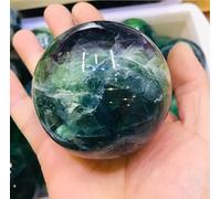 VEKETE 5-6cm Natural Raro Fluorita Cuarzo Bola De Cristal Decoración Del Hogar Coleccionista De Joyas,5-6cm