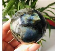 VEKETE 5-6cm Natural Stone Quartz Crystal Ball Therapy Crystal Gem Manual Polishing,Shiny Surface Home Decoration Jewelry Collector