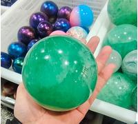 VEKETE 50-90mm Cristal Natural Ágata Roja Esfera De Cristal Cornalina Bolas Decorativas Adornos Piedra Reiki,70-80mm