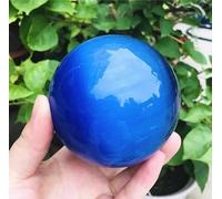 VEKETE 80-1,4 Kg Hermoso Asiático Raro Cuarzo Natural Azul Profundo Ojo De Gato Bola De Cristal Esfera De Piedras Preciosas Decoración Del Hogar,160g