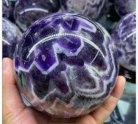 VEKETE 800-2600g Sueño Natural Amatista Cristales De Cuarzo Esfera Bola Sala De Estar Decoración De Oficina,1500-1600g