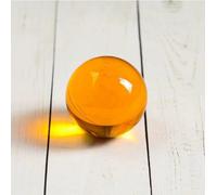 VEKETE Ámbar Asiático Raro Cuarzo Natural Bola De Cristal Mágica Esfera Decoración Del Hogar,60mm