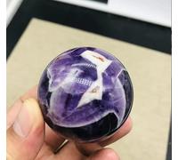 VEKETE Bola De Amatista Hermosa Natural,Bola De Cuarzo De Ensueño,Decoración Del Hogar,Color Para Piedra Energética Mineral Reiki Fengshui
