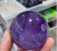 VEKETE Bola De Cristal Azul,Cristal Natural,Piedras Naturales,Roca,Cuarzo,Piedras Preciosas,Artesanías Y Regalos Decorativos,50-55mm