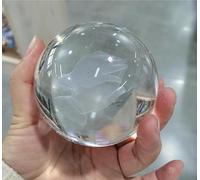 VEKETE Bola De Cristal De 80mm,Globo 3D Con Tallado Interior De Ángel Y Calavera Y Ambas Manos,Modelo De Bola De Cristal De Cuarzo,Esfera De Cristal,Decoración Del Hogar,4