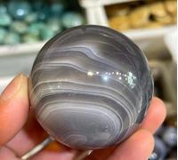 VEKETE Bola De Cristal De Ágata Blanca Natural De 50-100mm,Bola De Cristal Mágica De Cuarzo,Decoración,90-100mm