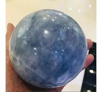 VEKETE Bola De Cristal De Cuarzo Con Esfera De Celestita Azul Natural,Decoración Del Hogar,7-8cm