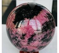 VEKETE Bola De Cristal De Cuarzo De Piroxeno Rosa Natural,Terapia De Reiki,Decoración Del Hogar,50-55mm