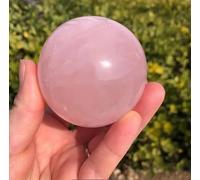 VEKETE Bola De Cristal De Cuarzo En Polvo De Cristal Raro Natural,4-7cm,Decoración Del Hogar,Coleccionista De Joyas De Piedra Natural,5cm