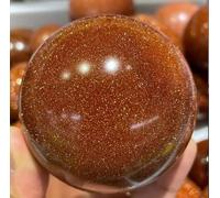 VEKETE Bola De Cristal De Cuarzo Y Arena De Oro Natural De 40-100mm,Hermosa Bola De Cristal Decorativa Para El Hogar,70-80mm