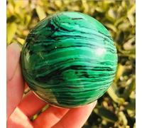 VEKETE Bola De Cristal De Fusión Azul De Cristal De Cuarzo Natural,Artesanía,Decoración Para Sala De Estar,Coleccionista De Joyas,5-6cm