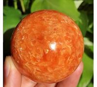 VEKETE Bola De Cristal De Piedras Solares Naturales,Artesanías Pulidas,Bola De Deseos,Decoración Del Hogar,Reiki,50-55mm