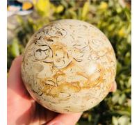 VEKETE Bola De Cristal Natural,Bola De Gemas De Cristal,Decoración Del Hogar,Coleccionista De Joyas,7cm