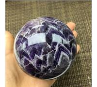 VEKETE Bola De Cristales De Cuarzo Amatista De Ensueño Natural,Esfera De Piedras,Decoración Del Hogar Para Regalos,50-60mm