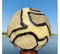 VEKETE Bola De Esfera De Gema De Cristal De Dragón Septario Natural De 100mm,Artesanías Y Regalos Decorativos