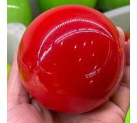 VEKETE Bola De Mármol Rojo Natural,Bola De Cristal De Cuarzo,Piedra Preciosa De Cristal Natural,100mm