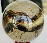 VEKETE Bola De Piedra De Espalda De Tortuga Natural,Mineral De Energía De Cristal De Mano,Decoración Para El Hogar Y La Oficina,Regalos Artesanales,50-55mm