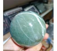 VEKETE Bola De Piedra Lunar Verde Natural Mágica,Espécimen Mineral De Cristal,Decoración Para El Hogar Y La Oficina Reiki,300-350g