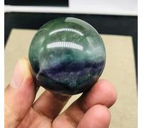 VEKETE Bola Esférica De Cristal De Cuarzo Y Fluorita Natural De 4cm Para Decoración Del Hogar