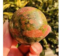 VEKETE Bolas De Piedras Preciosas Naturales De 45mm Esfera De Cristal De Unakita Pulida Para Decoración Del Hogar