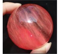 VEKETE Colección De Bolas Esféricas De Cuarzo De Fundición Roja De Alta Temperatura,Decoración Del Hogar De 50mm