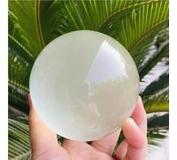 VEKETE Coleccionista De Joyas De Decoración Del Hogar Con Bola De Ojo De Gato Blanco De Cristal Natural,10cm