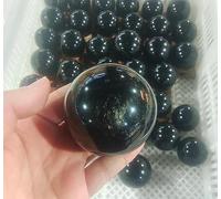 VEKETE Decoración De Cristal De Bola De Cuarzo,Esfera De Obsidiana De Oro Raro Natural,70-80mm