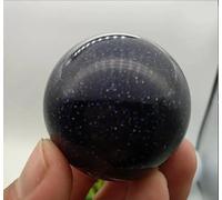VEKETE Esfera De Bola De Cristal De Cuarzo De Piedra De Arena Azul De 120g Decoración Del Hogar
