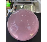 VEKETE Esfera De Bola De Cristal De Cuarzo Rosa Natural De 4,8 Kg Para Decoración Del Hogar,7-8cm