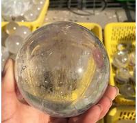 VEKETE Esfera De Cristales De Cuarzo Natural,Piedras Minerales,Bola,Decoración Del Hogar Para Sala De Estar,70-80mm