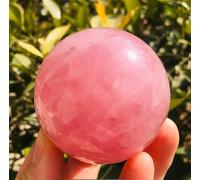 VEKETE Esfera De Cuarzo Rosa Natural,Bola De Cristal,Piedras Preciosas,Decoración Del Hogar,Coleccionista De Joyas,4cm
