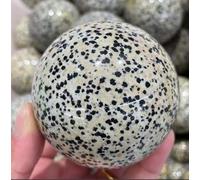 VEKETE Esfera De Jaspe Dálmata Natural De 30-100mm,Bola De Cristal,Chakras,Reiki,Piedra Tallada,Artesanías Y Regalos Decorativos,30-40mm