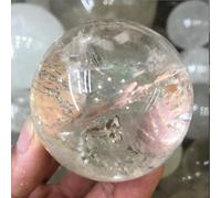 VEKETE Esferas De Cristal De Cuarzo Transparente Natural,Bolas De Cristal Blancas Para Decoración Del Hogar,70-80mm