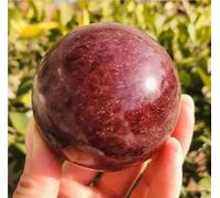 VEKETE Hermosa Bola De Cristal De Cuarzo Fresa Natural,Cristales Minerales,Bola De Cristal De Cuarzo,Decoración Del Hogar,Coleccionista De Joyas,4,5-5cm