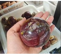 VEKETE Huevo Natural Yellowstone Bola De Cuarzo Cristal Piedra Encantos Decoración De La Oficina Del Hogar Regalo,45-50mm