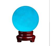 VEKETE Increíble Bola Fluorescente,Piedra Azul Luminosa,Esfera De Cristal De Cuarzo,Decoración Para Dormitorio,Bola,Piedra Brillante,El Mejor Regalo,Azul,6cm