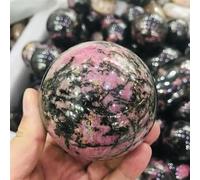 VEKETE Las Bolas De Cristal De Rosa Natural Se Utilizan Para La Decoración Del Hogar Y El Feng Shui.,7-8cm