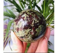 VEKETE Piedra De Sangre De Dragón Natural,Bola De Cristal,Piedra Preciosa,Ideal Para Meditación,Decoración Del Hogar,5cm