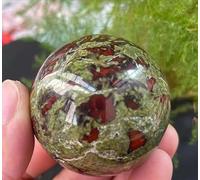 VEKETE Piedra De Sangre De Dragón Natural De 24-65mm,Bola De Cristal,Piedra Preciosa,Ideal Para Meditación,Decoración Del Hogar,45-50mm