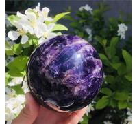 VEKETE Sueño Natural Amatista Cristales De Cuarzo Esfera Bola Decoración Del Hogar Coleccionista De Joyas,7-8cm